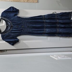 Lapis Chambray Dress Size S